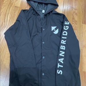 Stanbridge university black coaches jacket